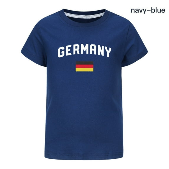 Coerni German Kids' T Shirt 2024 Soccer Trikot Girls' T Shirt Summer Casual Top Fashion Printed Shirt Sports Casual T Shirt for Teens Girls Shirts 5t