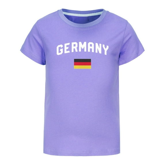 Coerni German Kids' T Shirt 2024 Soccer Trikot Girls' T Shirt Summer Casual Top Fashion Printed Shirt Sports Casual T Shirt for Teens Girls Shirts 5t