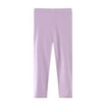 thumbnail image 1 of Coerni Girls Active Leggings Solid Color Full Length Pants Stretchy High Waist Sports Tight Pants Running Yoga Leggings, 1 of 6
