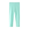 thumbnail image 1 of Coerni Girls Active Leggings Solid Color Full Length Pants Stretchy High Waist Sports Tight Pants Running Yoga Leggings, 1 of 6