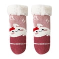 thumbnail image 1 of Coerni Girls Autumn and Winter Padded Lamb's Wool Coral Velvet Non Slip Baby Socks Home Floor Socks Toddlers Boys Clothes, 1 of 8