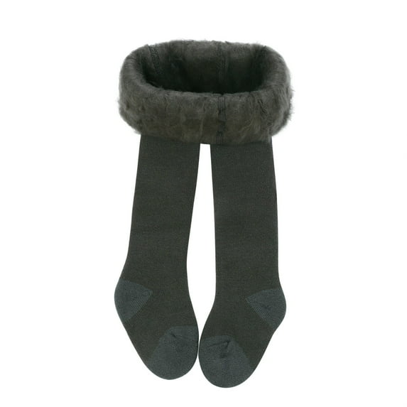 Coerni Girls Ballet Tights Cotton Thick Fleece Leggings Stockings Toddler Baby Cable Knit Lined Warm Pantyhose Basic Stretchy Pant