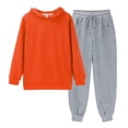 thumbnail image 1 of Coerni Girls Boys 2 Piece Tracksuit Outfits Kids Hooded Sweatshirt Youth Jogger Sweatpants Set Fleece Sweatsuit Fall Clothing, 1 of 8