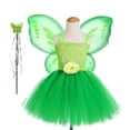 thumbnail image 1 of Coerni Girls Fairy Dress Toddler Kids Princess Tulle Tutu Dresses Birthday Carnival Parties Butterfly-Wing Dress Up Outfits, 1 of 5