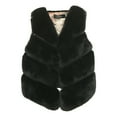 thumbnail image 1 of Coerni Girls Faux Fu𝐫 Coat Vest Cute Warm Winter Jacket Toddler Sleeveless Outerwear Fleece Gilet Thickened Fuzzy Waistcoat, 1 of 4
