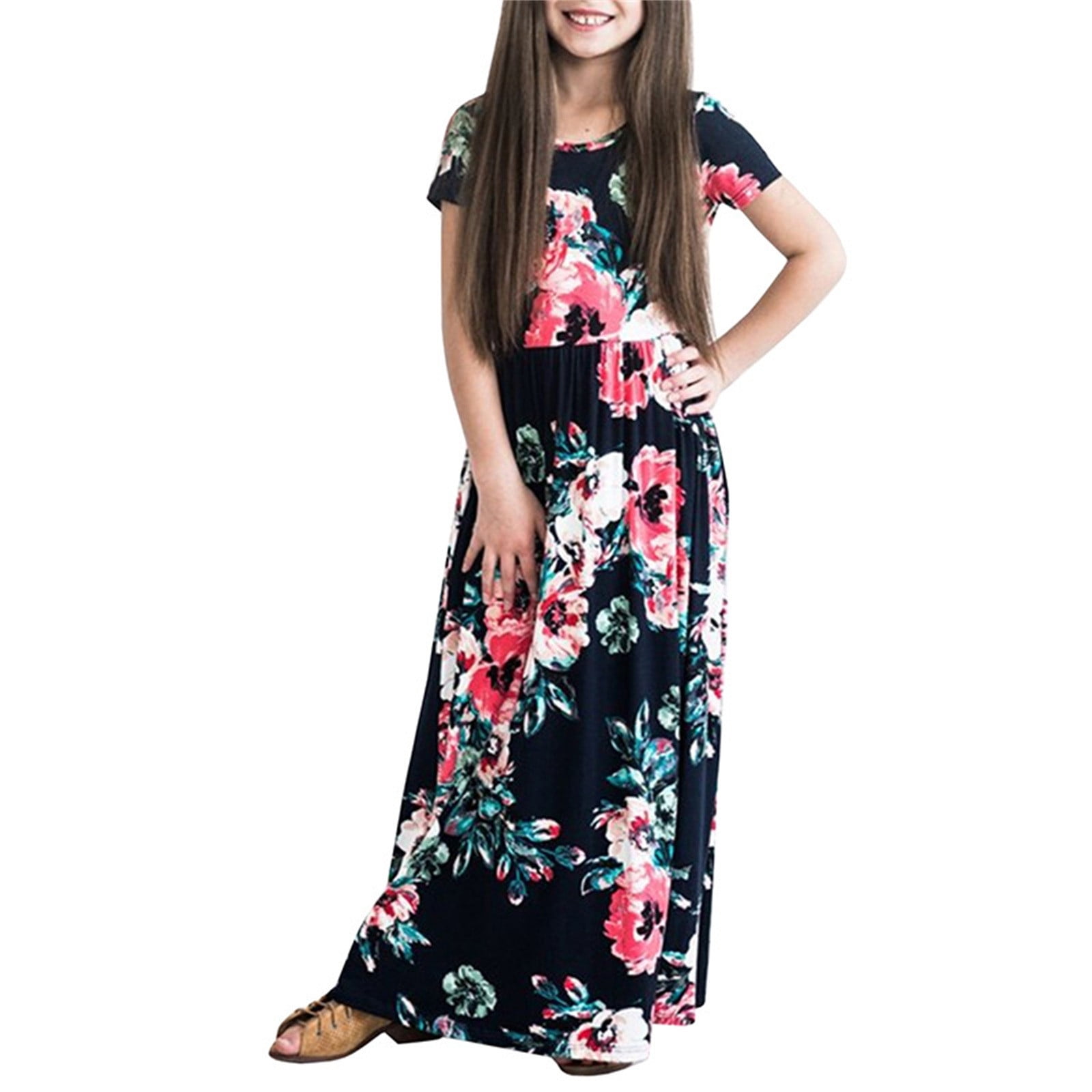 maxi dress 2t Kingsley's Maxi Dress Sizes 2T to 14 Kids PDF Pattern