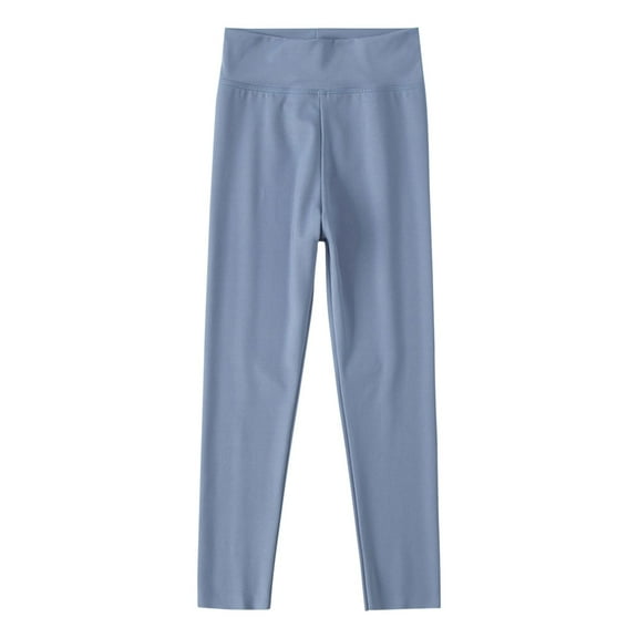 Coerni Girls Sport Leggings Pants for Kids Toddler Girl Stretchy Full Length Footless Tights Thermal Dance Yoga Tights