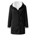 thumbnail image 1 of Coerni Girls Suede Fleece Lined Jacket Teen Polar Fleece Sherpa Button Down Shackets Winter Warm Coat Windproof Trendy Outerwear, 1 of 7