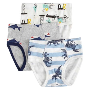 Kids' Halloween Cartoon Underwear – 3-Pack Cotton Triangle Underwear For Toddler Boys