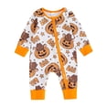 thumbnail image 1 of Coerni Halloween Pumpkin Romper for New Born Baby Long Sleeve Bodysuit Baby Zipper Cute Pumpkin Jumpsuit Overalls Clothes, 1 of 7