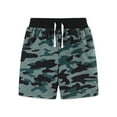 thumbnail image 1 of Coerni Kid Boys Summer Camouflage Shorts Knitted Cotton Drawstring Shorts Sports Casual Five Pants Comfort Clothes, 1 of 5