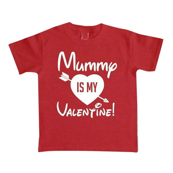 Coerni Kids Baby Valentine's Day T Shirt Toddler Girls Boys Letter Heart Print Blouse Oversized Crewneck Tee Tops Clothes