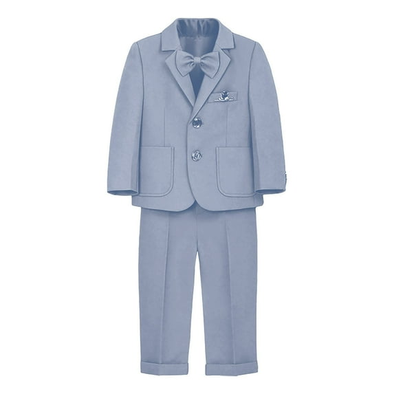 Coerni Kids Boys 5 Piece Suit Clothes Holiday Outdoor Piano Hosting Performance Dress Outfit Wedding Formal Suit Set