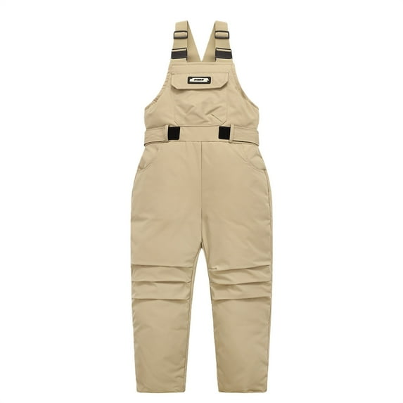 Coerni Kids Boys Girls Snow Ski Pants Water-Resistant Insulated Snowboard Snowpants Adjustable Softshell Jumpsuit Puffer Suits