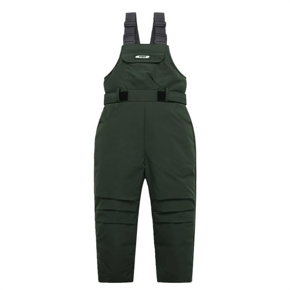Coerni Kids Boys Girls Snow Ski Pants Water-Resistant Insulated Snowboard Snowpants Adjustable Softshell Jumpsuit Puffer Suits