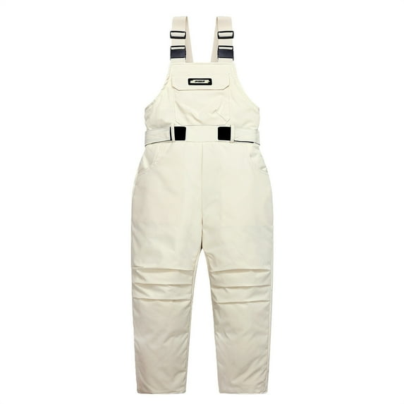 Coerni Kids Boys Girls Snow Ski Pants Water-Resistant Insulated Snowboard Snowpants Adjustable Softshell Jumpsuit Puffer Suits