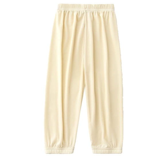 Coerni Kids Casual Pants Girls Boys Solid Color Thin Anti Pants Bottoming Pants Plus Size Loose Pull-Up Quick-Dry Jogger Pants for Kids