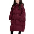 thumbnail image 2 of A2Z 4 Kids® Girls’ Puffer Jacket – Mustard Yellow, Faux Fur Hood, Belted & Zipped – 100% Polyester 2 of 4