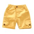 thumbnail image 1 of Coerni Kids Summer Shorts Toddler Baby Boys Solid Spring Summer Cotton Shorts Clothes Bulk Kids Outdoor Beach Pants, 1 of 7