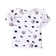 thumbnail image 1 of Coerni Kids Toddler Baby Girls Spring Summer Cartoon Cow Print Short Sleeve T Shirt Tops Clothes Cute Girl Shirts, 1 of 7