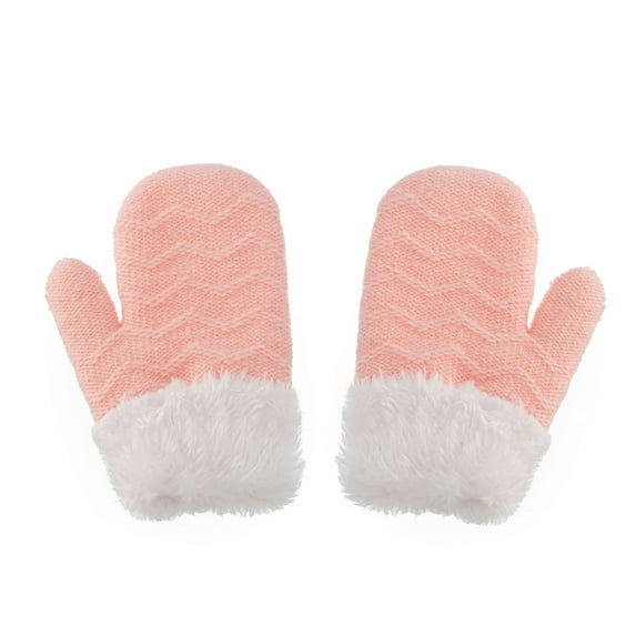 Coerni Knitted Gloves Kids Toddler Winter Boys for Girls Warm Mittens Gloves Baby Winter Mittens Snow Kids Gloves Mittens Crow Gloves