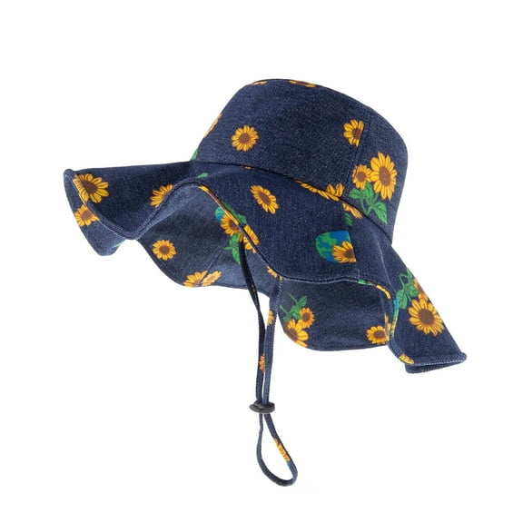 Coerni Ladies Rain Hat Baby Girl Sun Hat Outdoor Beach Hat With Wide Hats Ray Sun Protection Baby Floral Sun Hat Cap