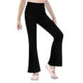 thumbnail image 1 of Coerni Little Girls Flare Leggings High Waist Pants Casual Yoga Bell Bottoms Pants Dance Performance Long Tight Winter Pants, 1 of 6