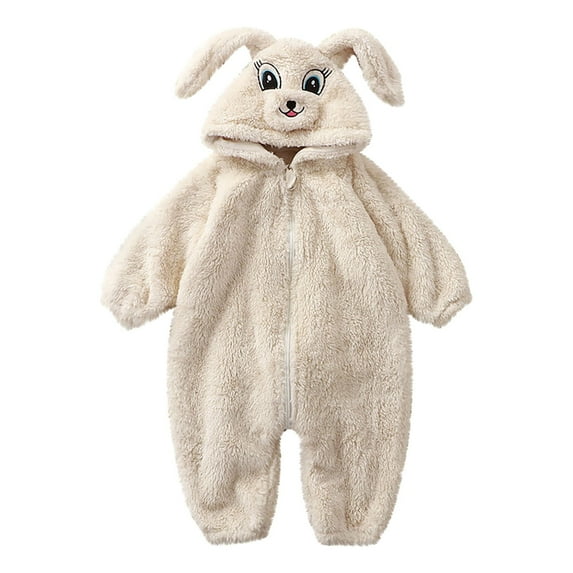 Coerni New Born Baby Boys Girls Cute Cartoon Warmer Romper Plush Panda Suit Winter Outfits 3 Month Winter Boy Jumpsuit