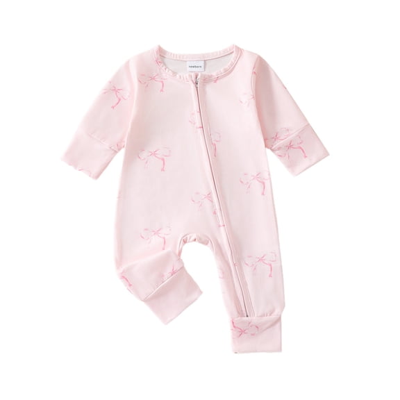 Coerni New Born Baby Boys Long Sleeve Jumpsuit Cute Print Zipper Romper Bodysuit 3 6 12 Months Toddler Fall Winter Clothes