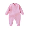 thumbnail image 1 of Coerni New Born Baby Cotton Jumpsuit Baby Girls Boys Comfortable Crawling Suit 2025 Clothes Plain Romper Long Sleeve Overalls, 1 of 6