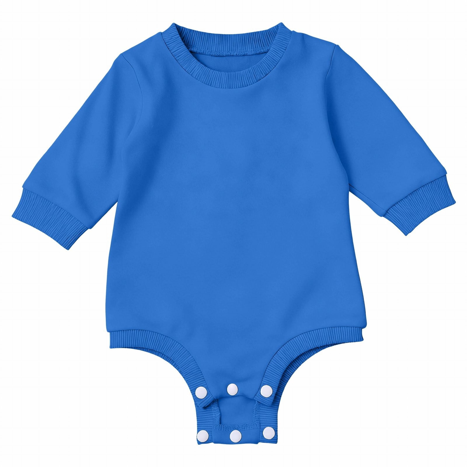 Blue Penguin Baby Romper – Soft Full-Sleeve Cotton Onesie main image 1