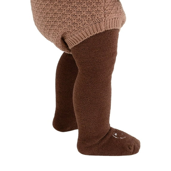 Coerni New Born Baby Tights Thick Fleece Lined Pantyhose Cozy Winter Cotton Leggings Thermal Soft Footed Tights Pants Fall Clothes