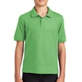 thumbnail image 1 of Coerni Polo Shirts for Boys Short Sleeve Solid 𝗦tretch Youth School Uniform Golf Polo Sports Athletic Casual Tops, 1 of 9