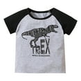 thumbnail image 1 of Coerni Summer Toddler Boys Girls Tees Tops Short Sleeve Cartoon Prints Casual Tops For Kids Clothes Short Sleeve Shirt, 1 of 8