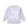 thumbnail image 1 of Coerni Toddler Baby Boy Sweatshirt Kids Pullover Letter Print Outfits Crewneck Long Sleeve Tops Casual Fall Winter Clothes, 1 of 7