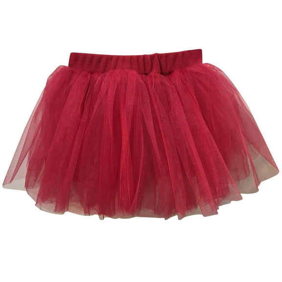 Coerni Toddler Baby Girls Layered Tutu Skirt Dance Tulle Skirts Tiered Ballet Skirt Carnival Birthday Parties Christmas Skirts