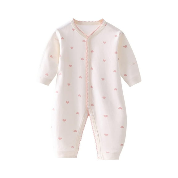 Coerni Toddler Baby Pure Cotton Jumpsuit Romper Heat Prints Dress up Crawling Suit Love Bodysuit New Born Clothes 2025 Fall Suit