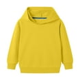 thumbnail image 1 of Coerni Toddler Boys Girls Solid Classic Hoodies Pullover Sweatshirt Kids Basic Hooded Long Sleeve School Tops Warm Clothes, 1 of 3