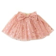 thumbnail image 1 of Coerni Toddler Girls Layered Tutu Skirt Little Girl Tulle Tutus Skirts Bow Polka Dots Princess Parties Carnival Birthday Skirt, 1 of 3