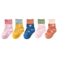 thumbnail image 1 of Coerni Toddler Girls Spring and Summer Mid Thigh Socks Solid Color Mesh Breathable Combed Cotton Ruffle Cute Socks Children Socks Boys, 1 of 3