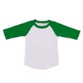 thumbnail image 1 of Coerni Toddler Kids Baseball Raglan T-Shirt 3/4 Sleeve Crewneck Tees Baby Boys Girls Jersey Sweatshirt Summer Athletic Casual, 1 of 7