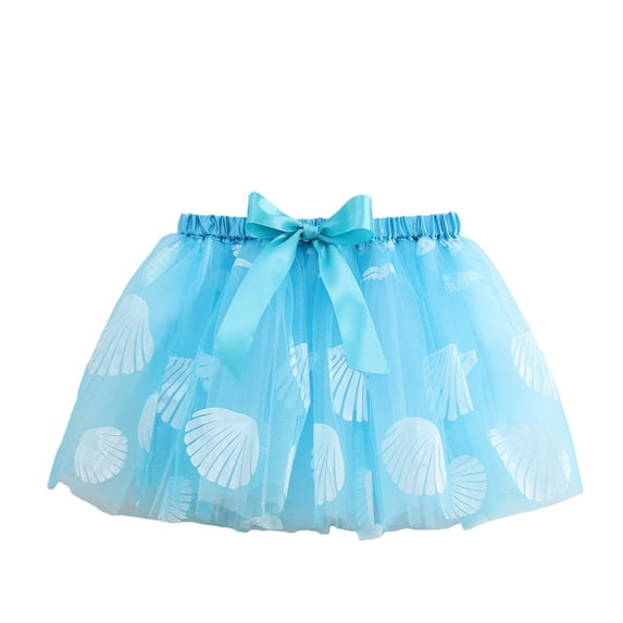 Coerni Toddler Soft Skirt Shorts Heart Prints Sequin Mesh Tulle Skirt Dance Part𝐲 Clothes Light Layered Pleated Birthday Outfit