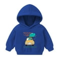 thumbnail image 1 of Coerni Unisex Kids Solid Fleece Hoodie Cotton Hooded Pullover Sweatshirt Toddler Winter Crewneck Long Sleeve Sweater, 1 of 3