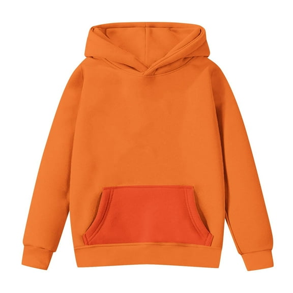 Coerni Youth Girls Hoodies Color Block Hooded Sweatshirt Kids Y2K Trendy Preppy Sweatshirt Oversized Hoodies for Children