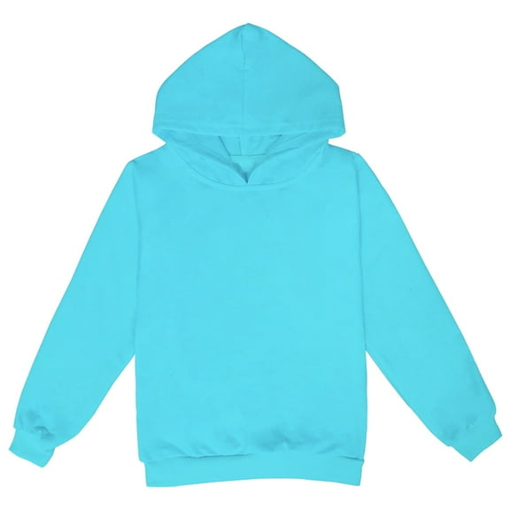 Coerni Youth Solid Classic Hoodies Soft Hooded Pullover Sweatshirts for Kids Toddler Boy Girl Basic Cotton Hoodie School Top