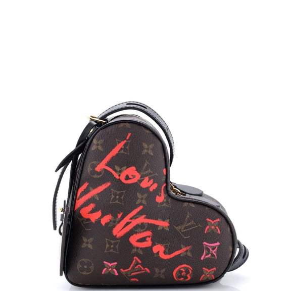 Coeur Handbag Limited Edition Fall in Love Monogram Canvas By Rebag