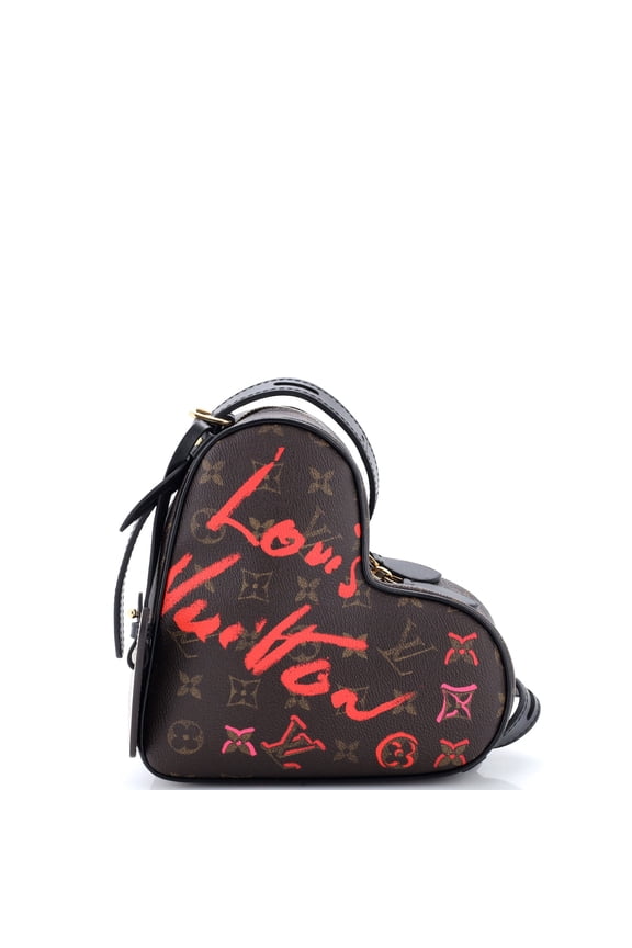 Coeur Handbag Limited Edition Fall in Love Monogram Canvas By Rebag