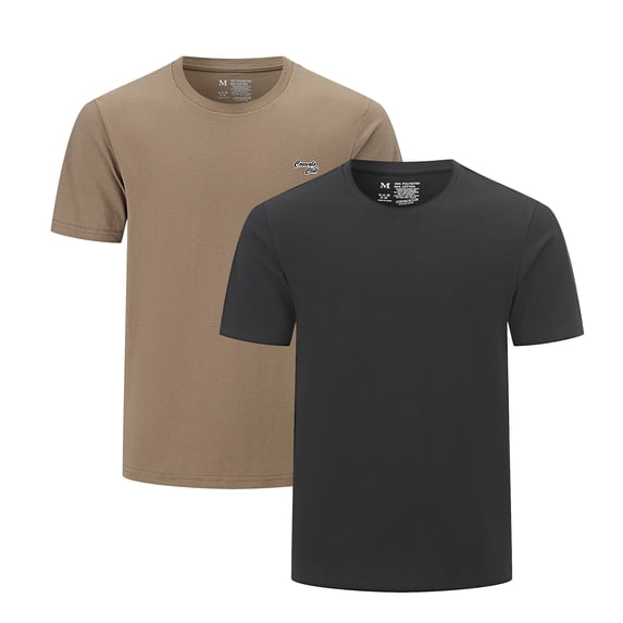 Coevals Club Men's T-Shirt Short Sleeve Crew Neck Casual Classic Tee 2 Pack X-Large 15#