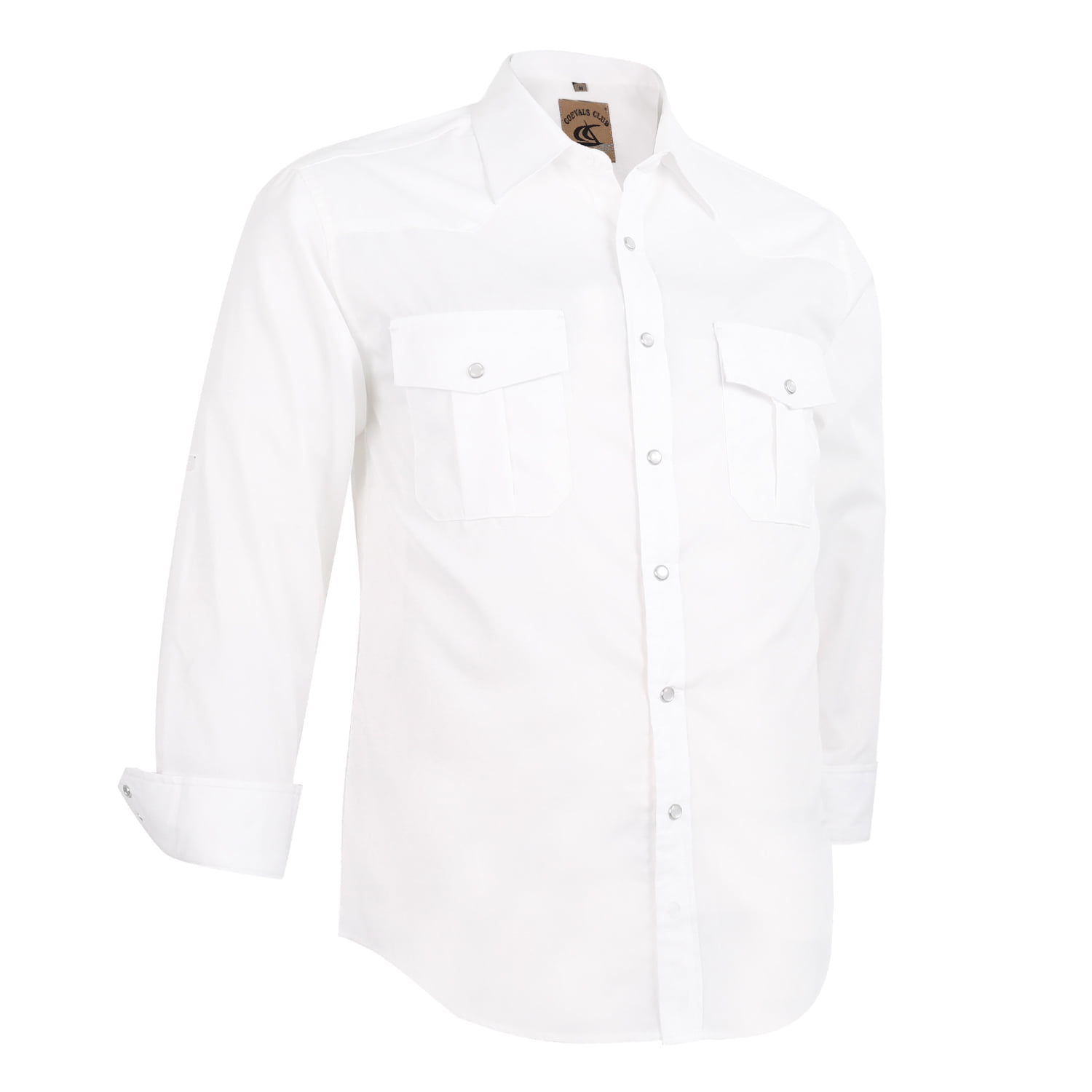white cowboy dress shirt