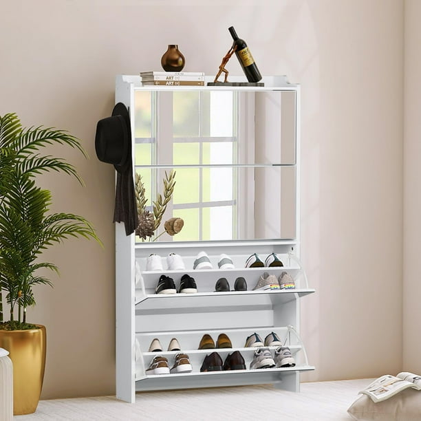 Shoe storage slim cabinet hotsell
